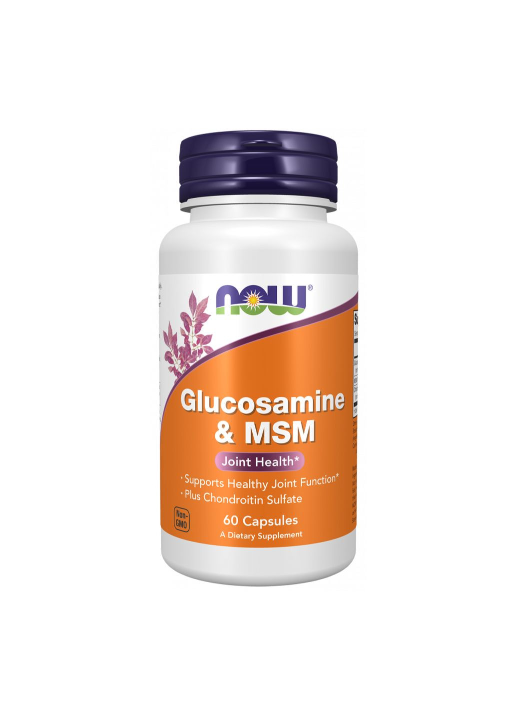 Глюкозамин и МСМ для суставов 60 капсул хондропротекторы без ГМО Now Foods (367957766)