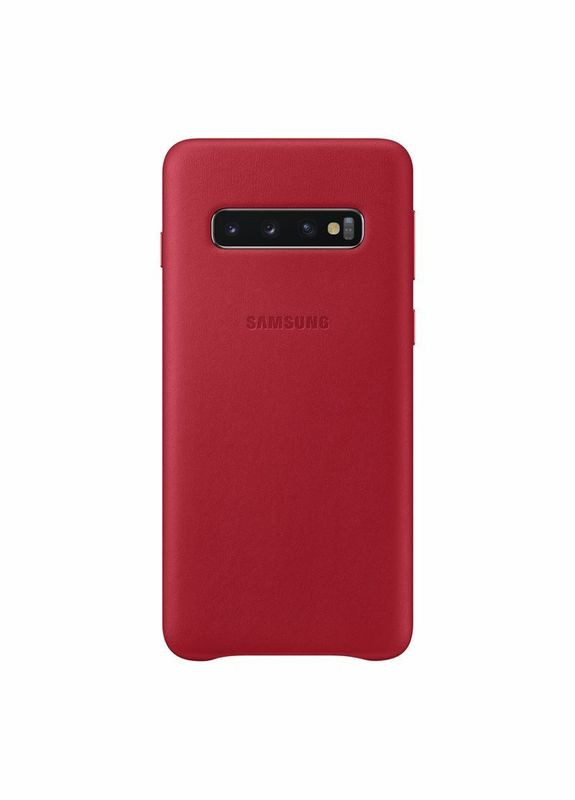 Чехол защитный натуральная кожа Samsung Galaxy S10 SM-G973 Leather Cover No Brand (322031657)