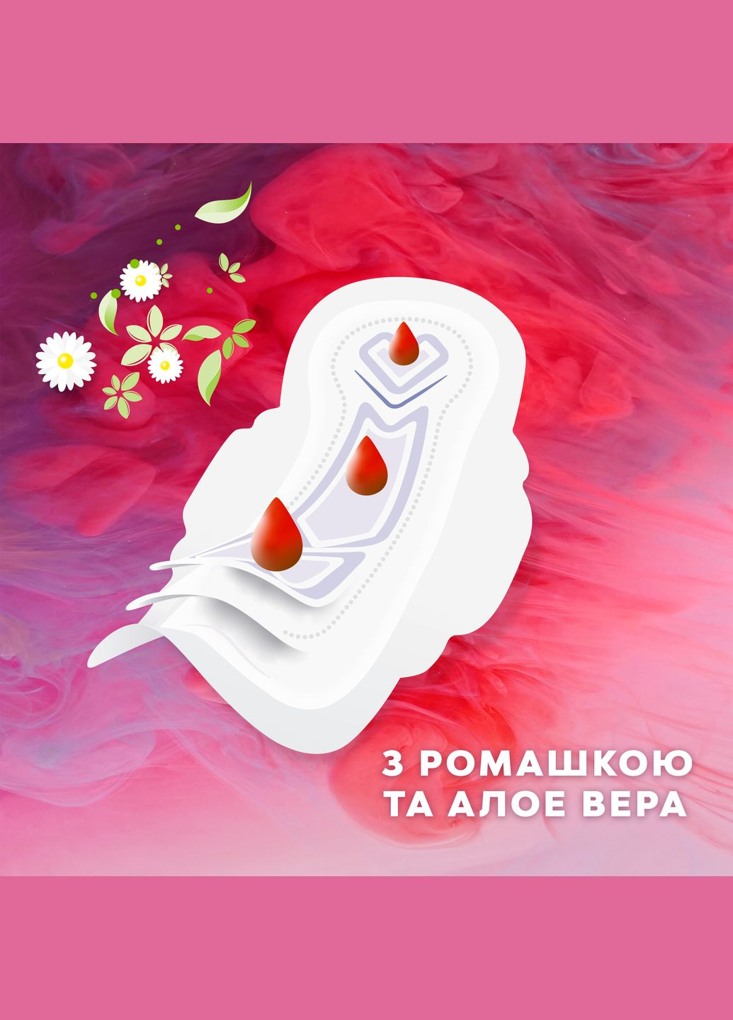 Прокладки гігієнічні Ultra Natural Wing Aloe Vera & Camomile, 20 шт. Libresse (328231450)