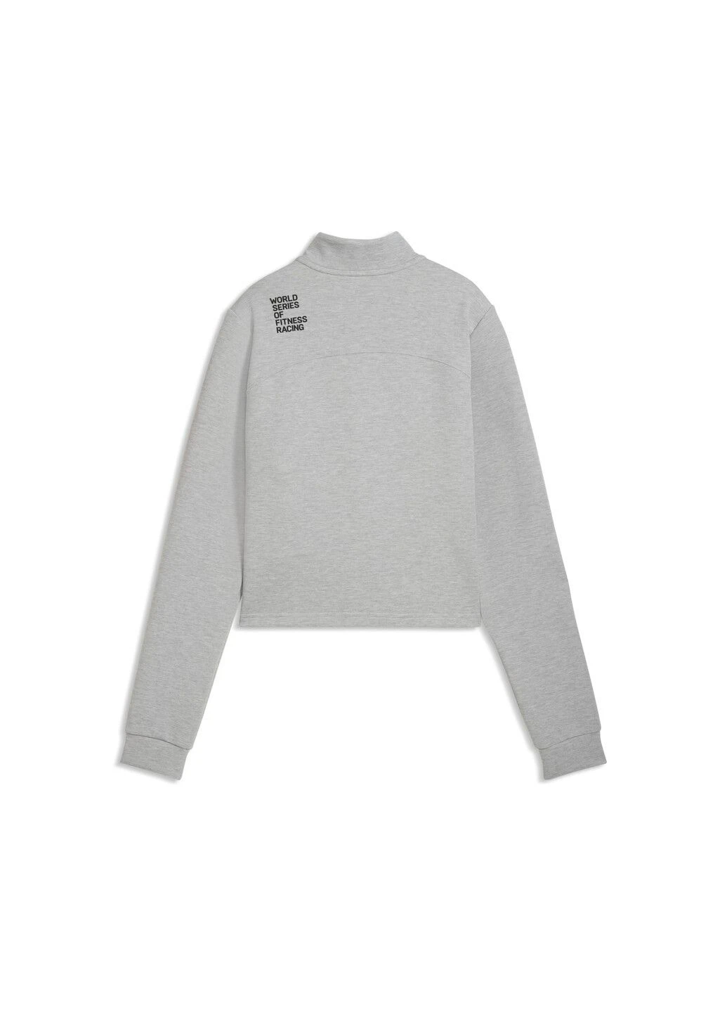Сірий світшот x hyrox cloudspun quarter-zip top women Puma однотонний (393750274)