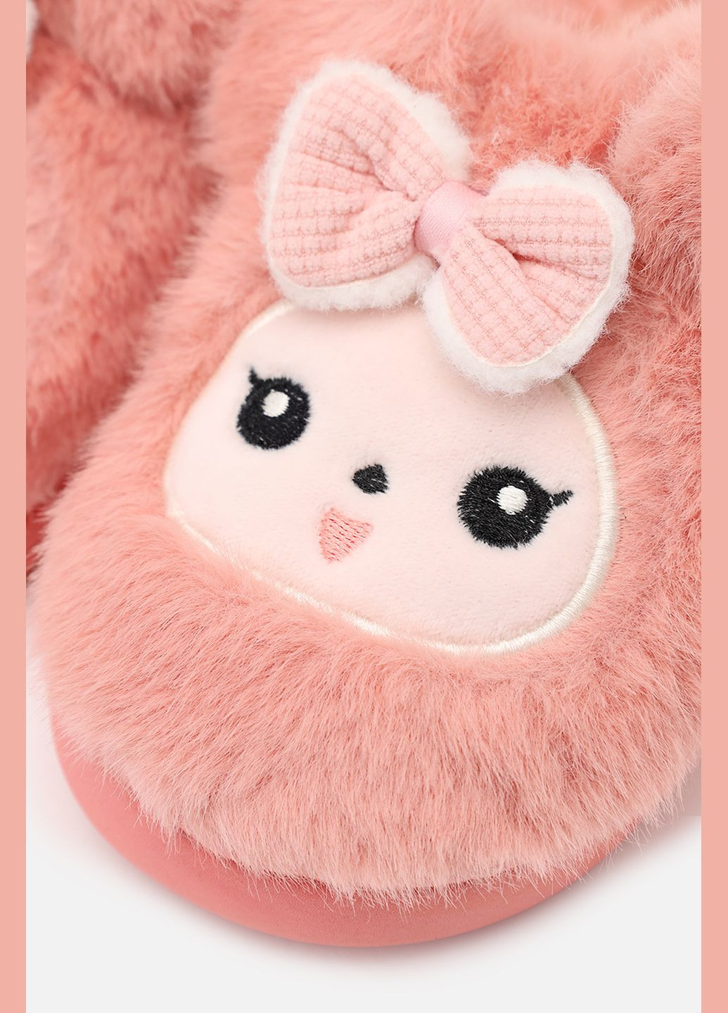 Светло-розовые тапочки домашние для девочки цвет пудровый cb-00276342 Yuki