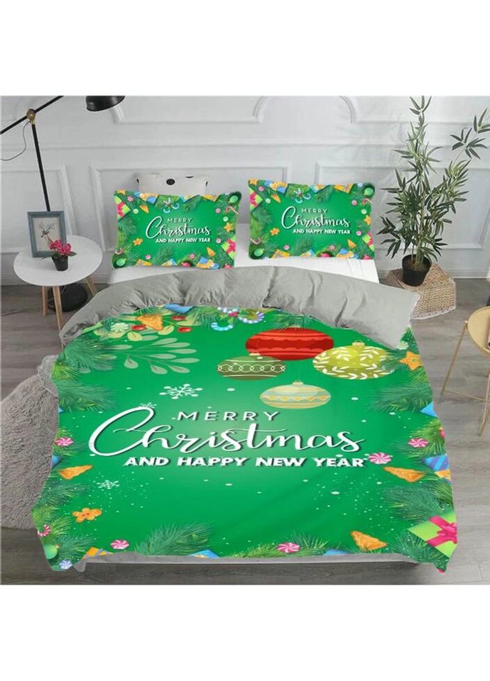 Постільна білизна із плюш-велюру Merry Christmas №1 2971 13512 215150 см FlexDress (336327473)