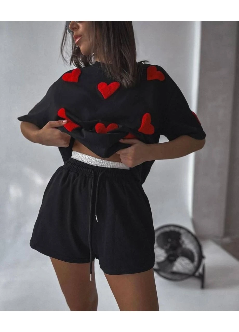 Женские шорты с двойным поясом / спортивные шорты oversize / трендовые летние шорты 2026 No Brand (398941936)
