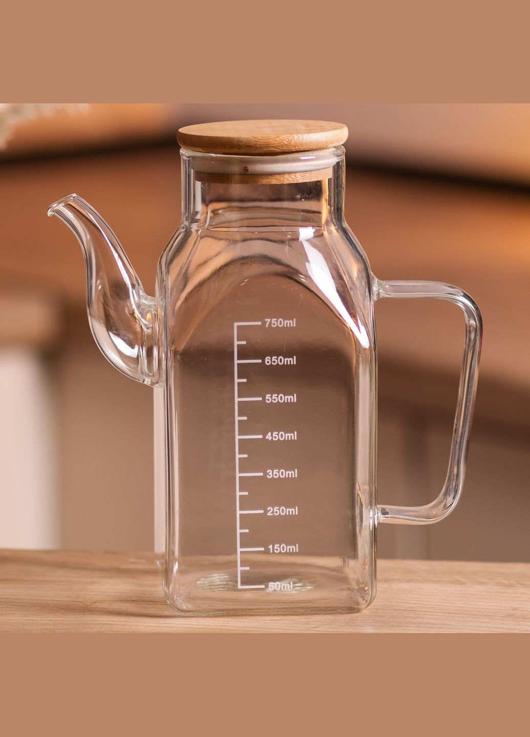 Глечик для олії та оцту з боросилікатного скла 750 мл Yiwu (339092385)