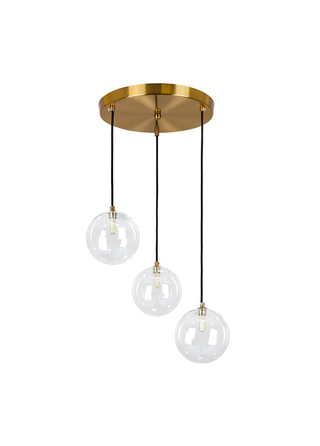 Підвісний світильник 761P150F-3 BRZ+CL (300) (LVS4432) Levistella (370250009)