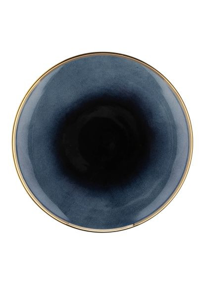 Тарілка (AR2920AB) Ardesto Andria, 20.1см, кераміка, синьо-сірий (366649950)