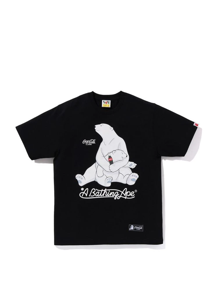 Футболка чорна Bape A Bathing Ape Coca-Cola Black Tee Unisex (385490747)