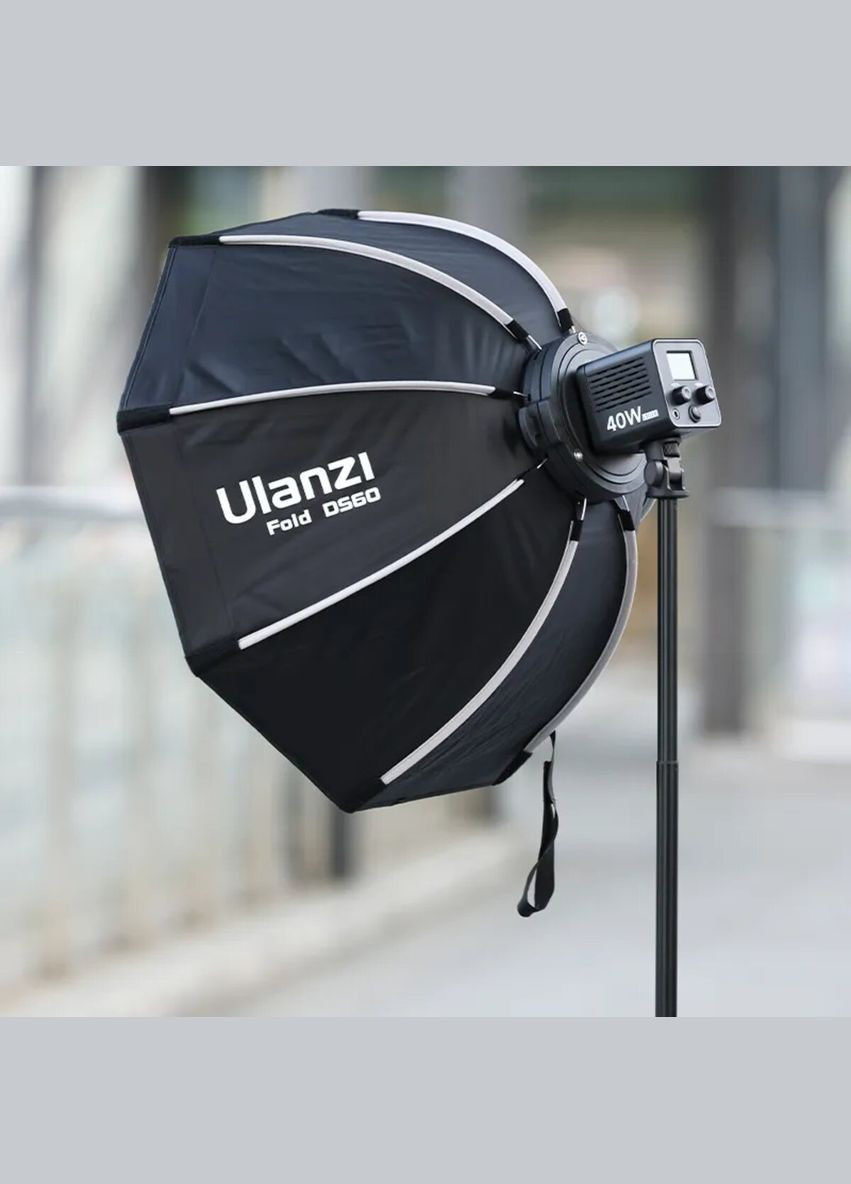 Софтбокс Vijim 40cm Octagonal Softbox with Mini Bowens Mount and Grid (L066 LAS002) Ulanzi 40cm LAS002 (349826566)