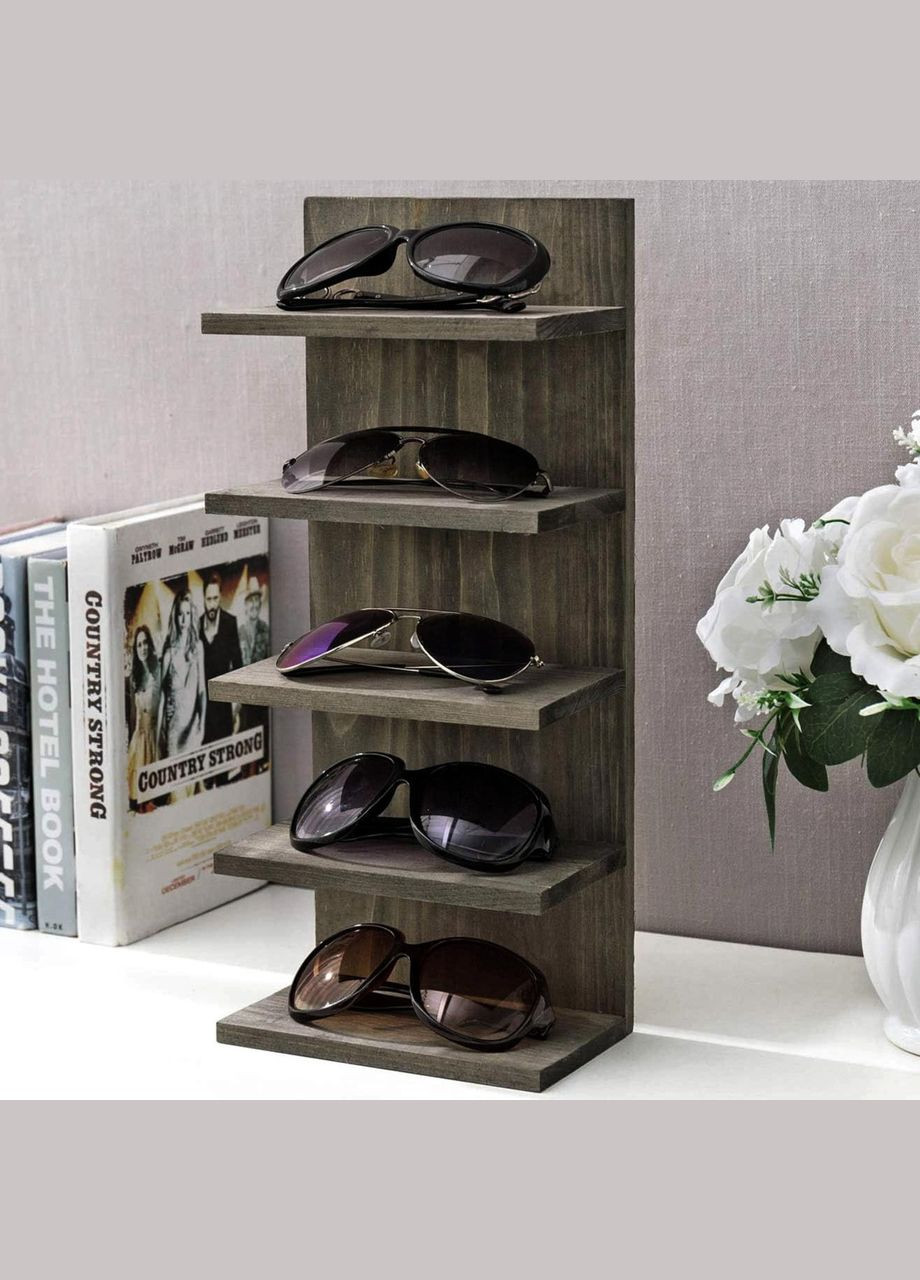 Органайзер для очков из дерева Сагареджо мокко (ОЧК-002010) No Brand (328078679)