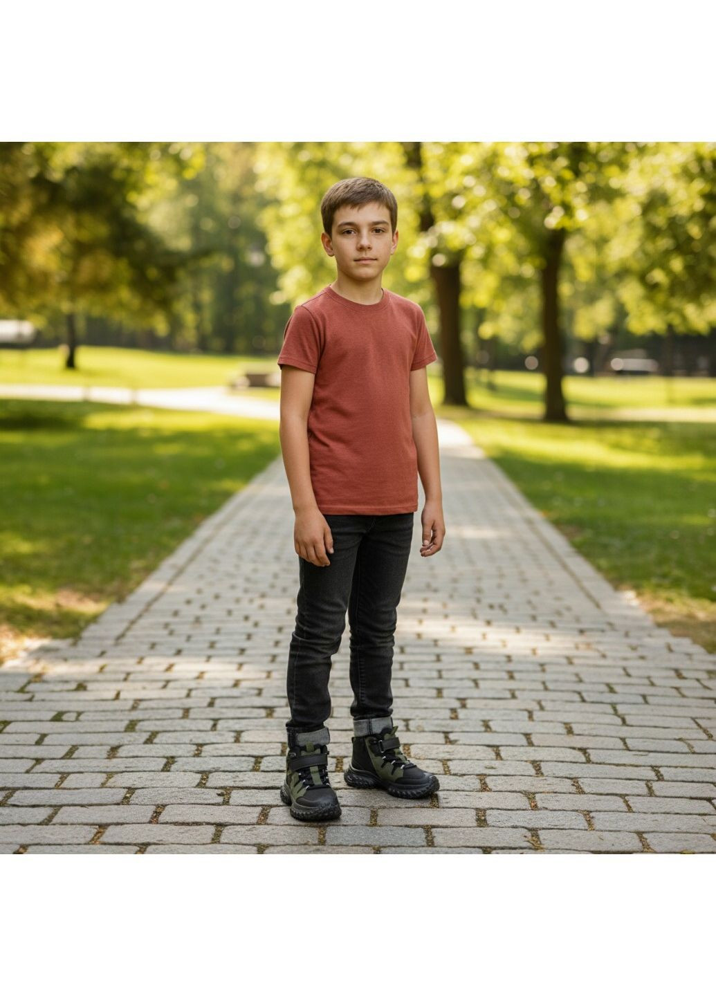 Демісезонні черевики утеплені осінні хайтопи на липучці для хлопчика Клібі Clibee (362200607)