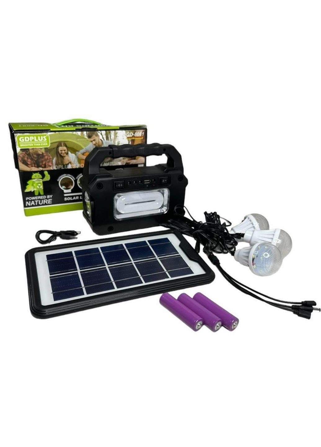 Автономна зарядна система GDPlus GD-8081 4600 мА/год FM-радіо/MP3-плеєр/Bluetooth (1990735961) No Brand (364874202)