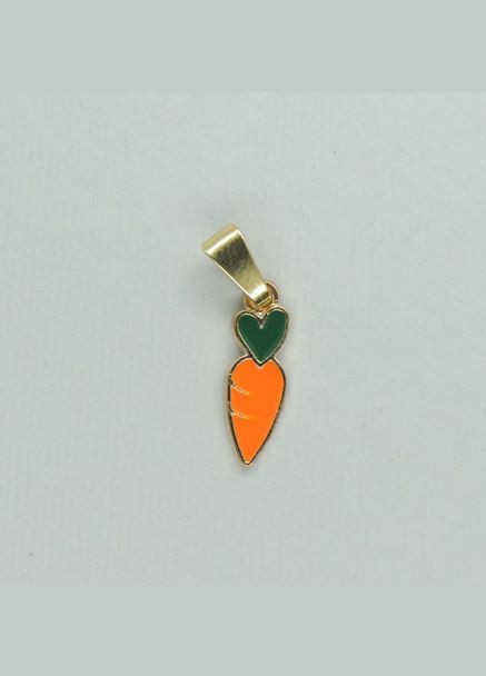 Кулон золотистый Морковь Liresmina Jewelry (285781003)