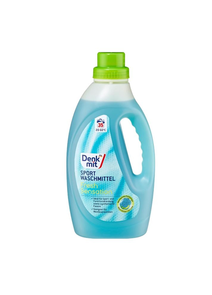 Гель для стирки спортивной одежды Fresh Sensation, 1,5 л, 35 стирок Denkmit (350893260)