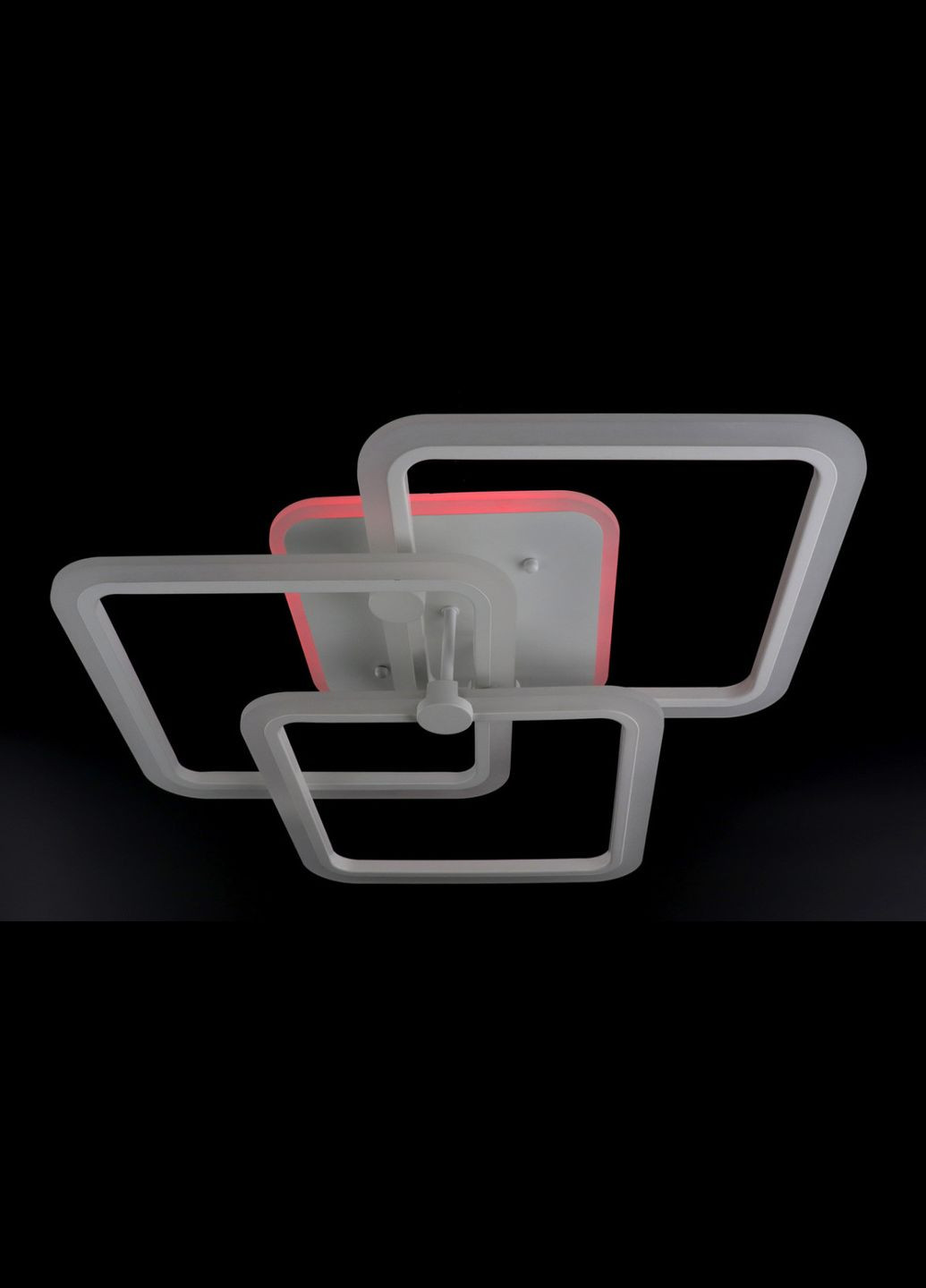 Люстра светодиодная потолочная LED светильник для квартиры на потолок лэд с пультом 25763 Белый 14х55х55 см. Sunnysky (364757638)