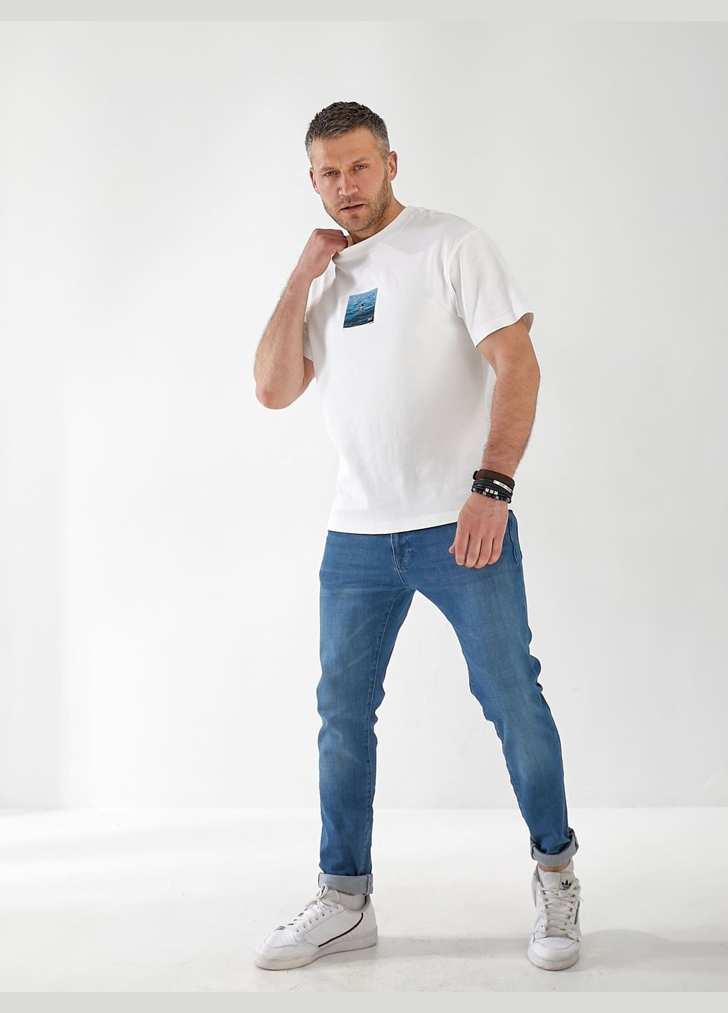 Синие демисезонные джинсы maxon straight мужские Fashion