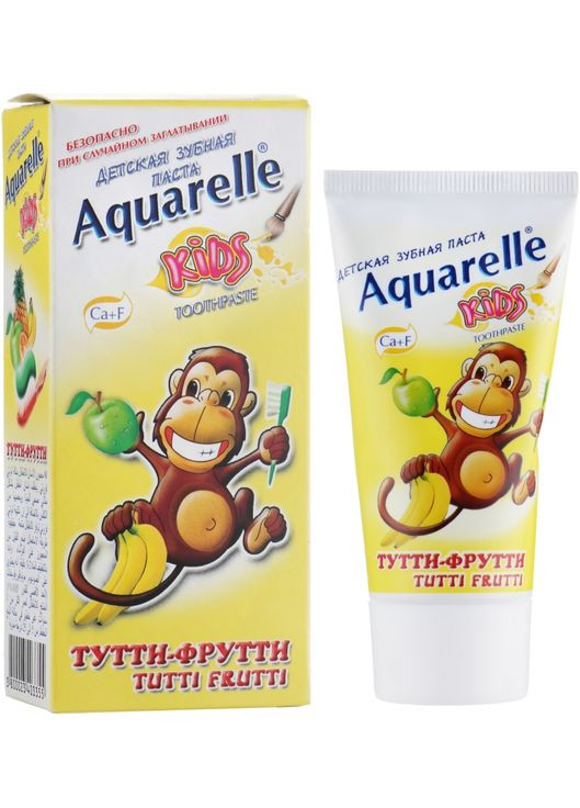 Зубная паста "Тутти-фрутти" Aquerelle Kids 50ml (170531-93897) STS Cosmetics (368620980)
