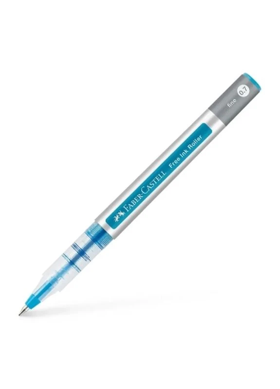 Ролер Free Ink rollerball, колір чорнила лазурний, 0,7 мм, одноразова (29135) Faber-Castell (399644637)