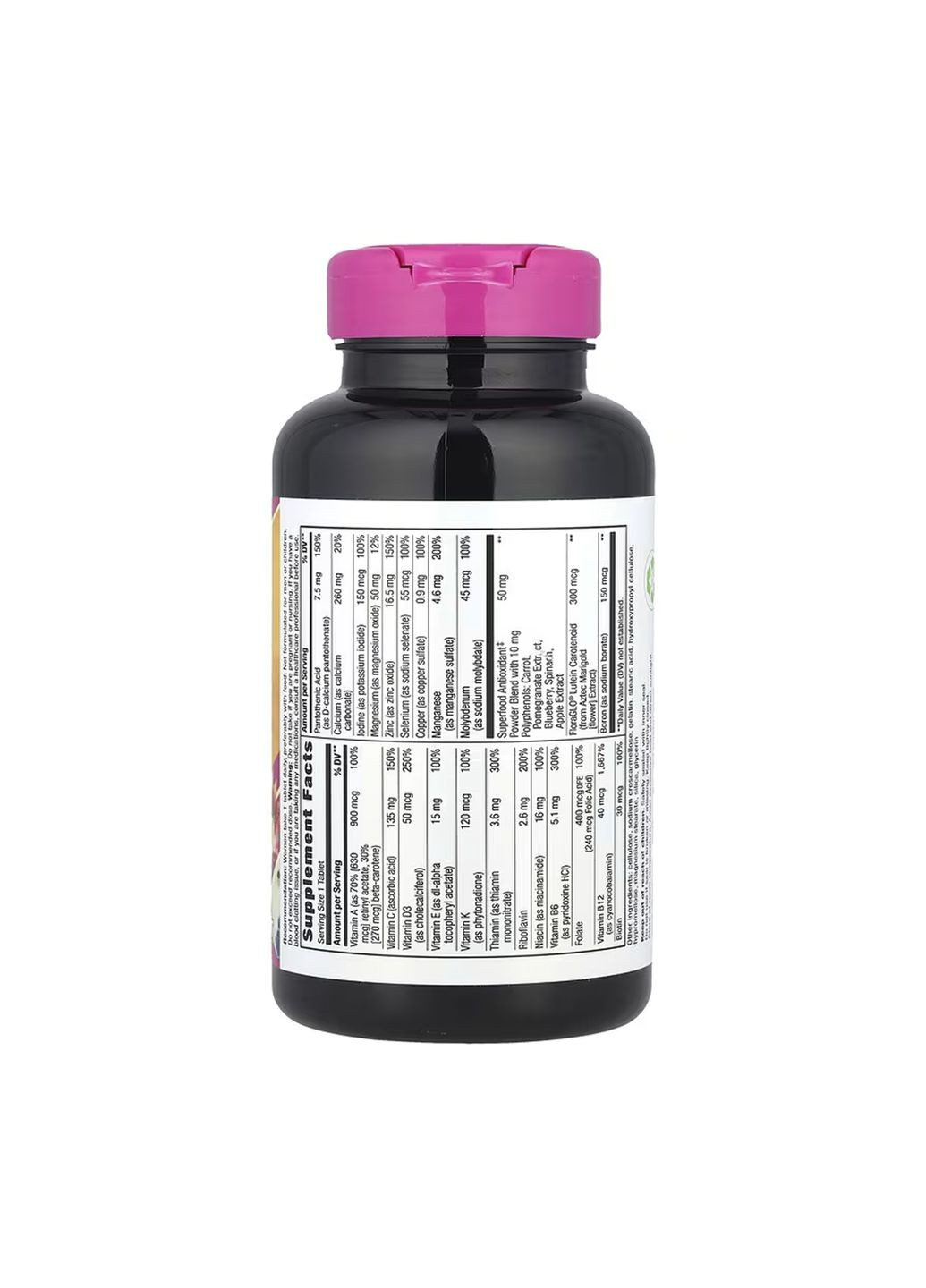 Мультивітаміни для жінок 50+ Alive 130 таблеток здоров'я шкіри серця імунітет антиоксиданти ProDobro (368979815)