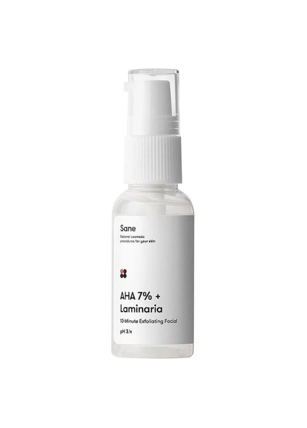 Пилинг для лица с комплексом фруктовых кислот 7 AHA 7 Laminaria Peeling Solution 30ml Sane (329342789)