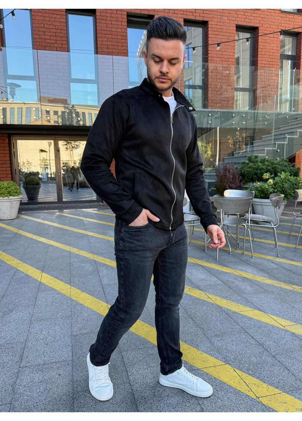 Чорна куртка сайд No Brand