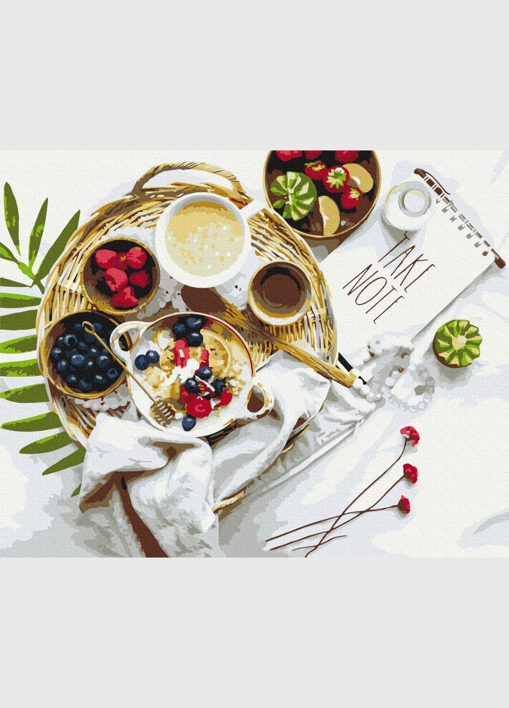 Картина по номерам Вкусы для завтрака 40 х 50 BS52651 Brushme (348359907)