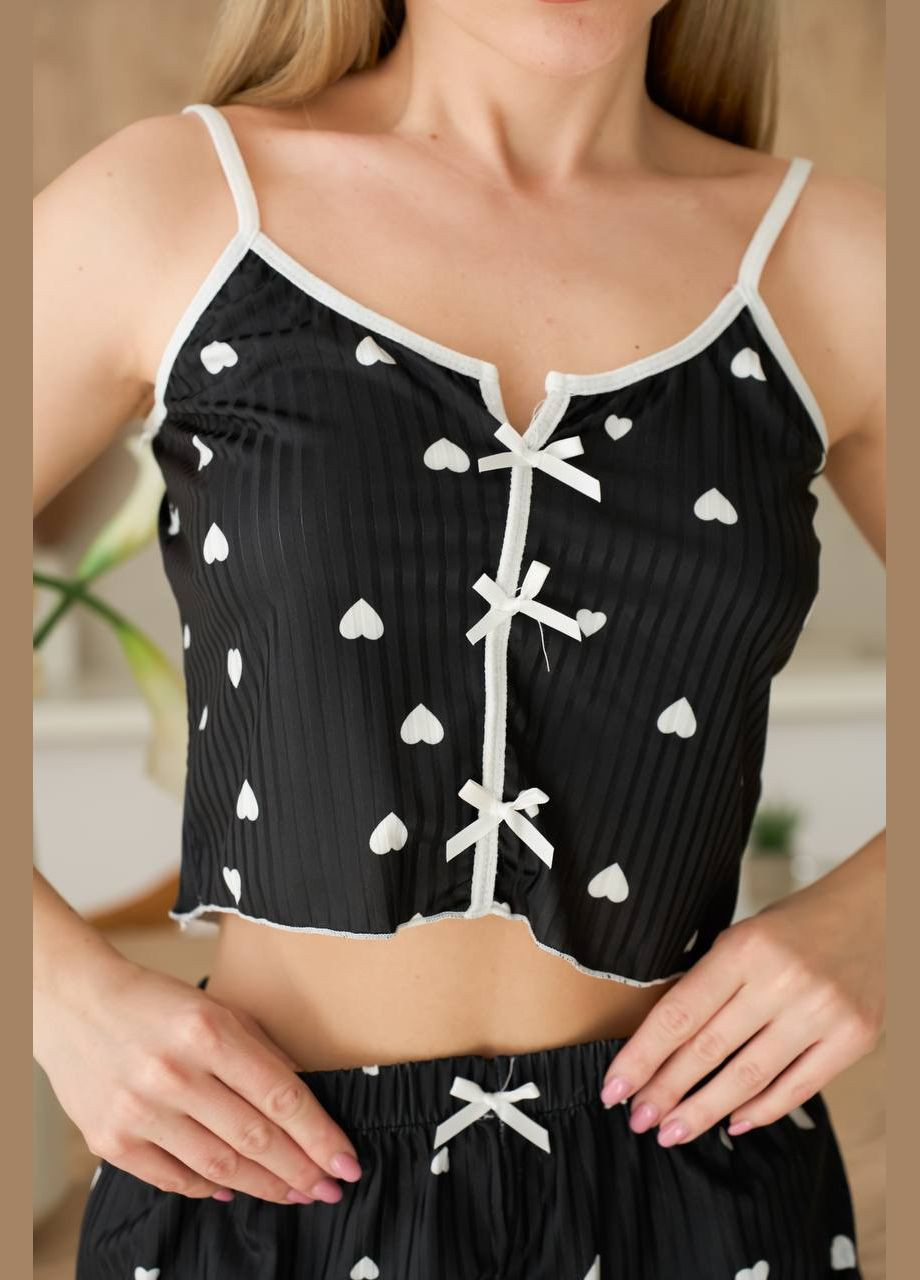 Черная пижамка, которая влюбляет с первого взгляда!❤️ Luna