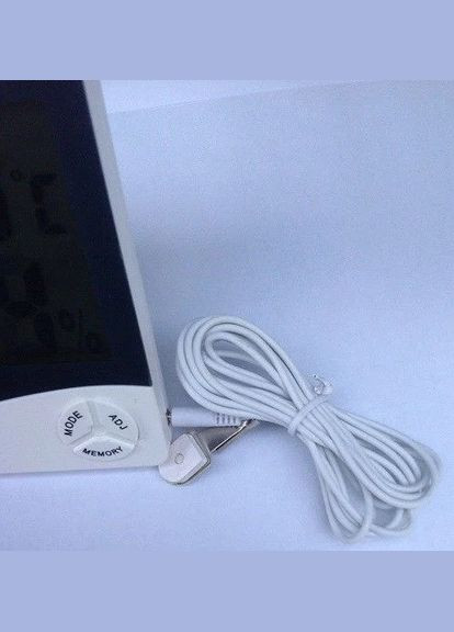 Настільний годинник з гігрометром і термометром 2 виносний датчик на вулицю, метеостанція ( код: IBW579O ) HTC (323139162)