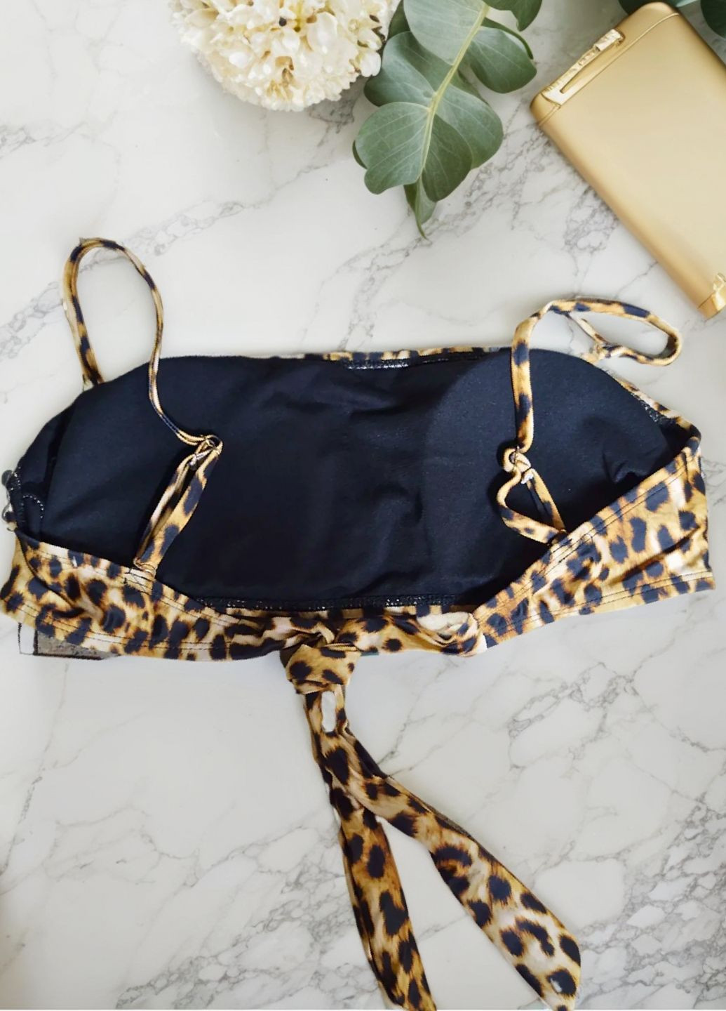 Коричневий літній роздільний купальник ymi swimwear роздільний FS