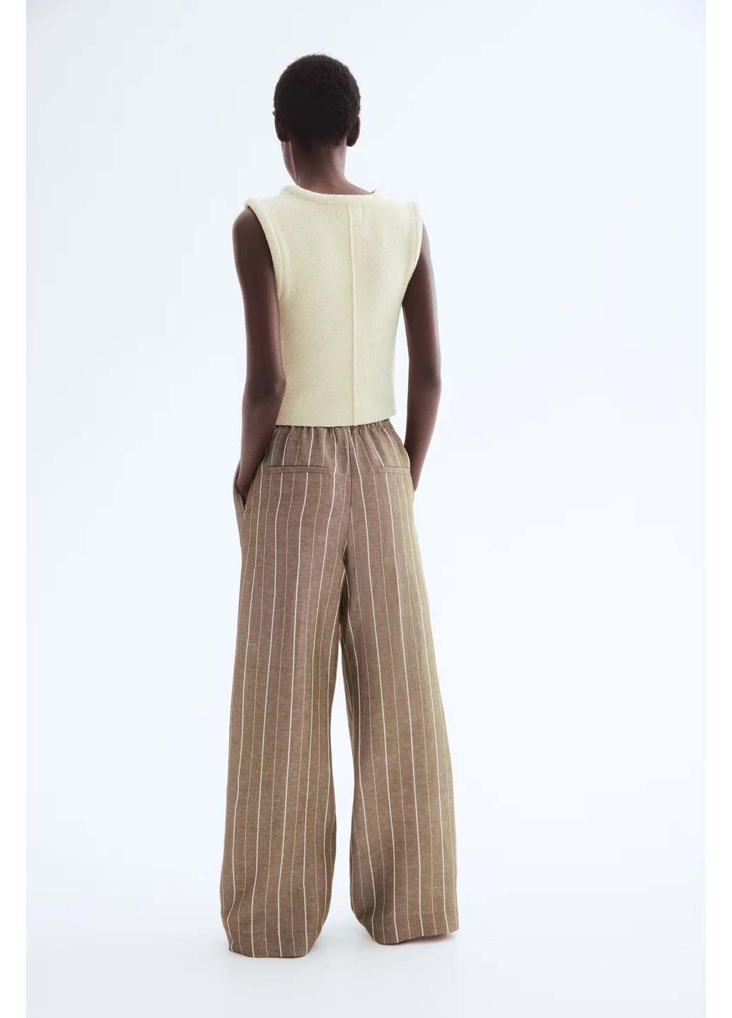Брюки из льна H&M (380810531)