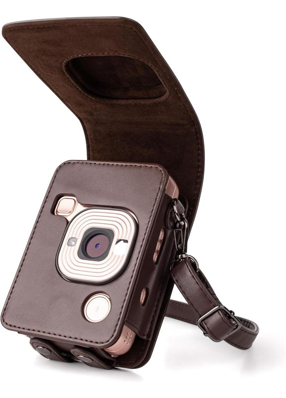 Чехол Instax Mini Liplay Dark Brown Fujifilm (364204420)