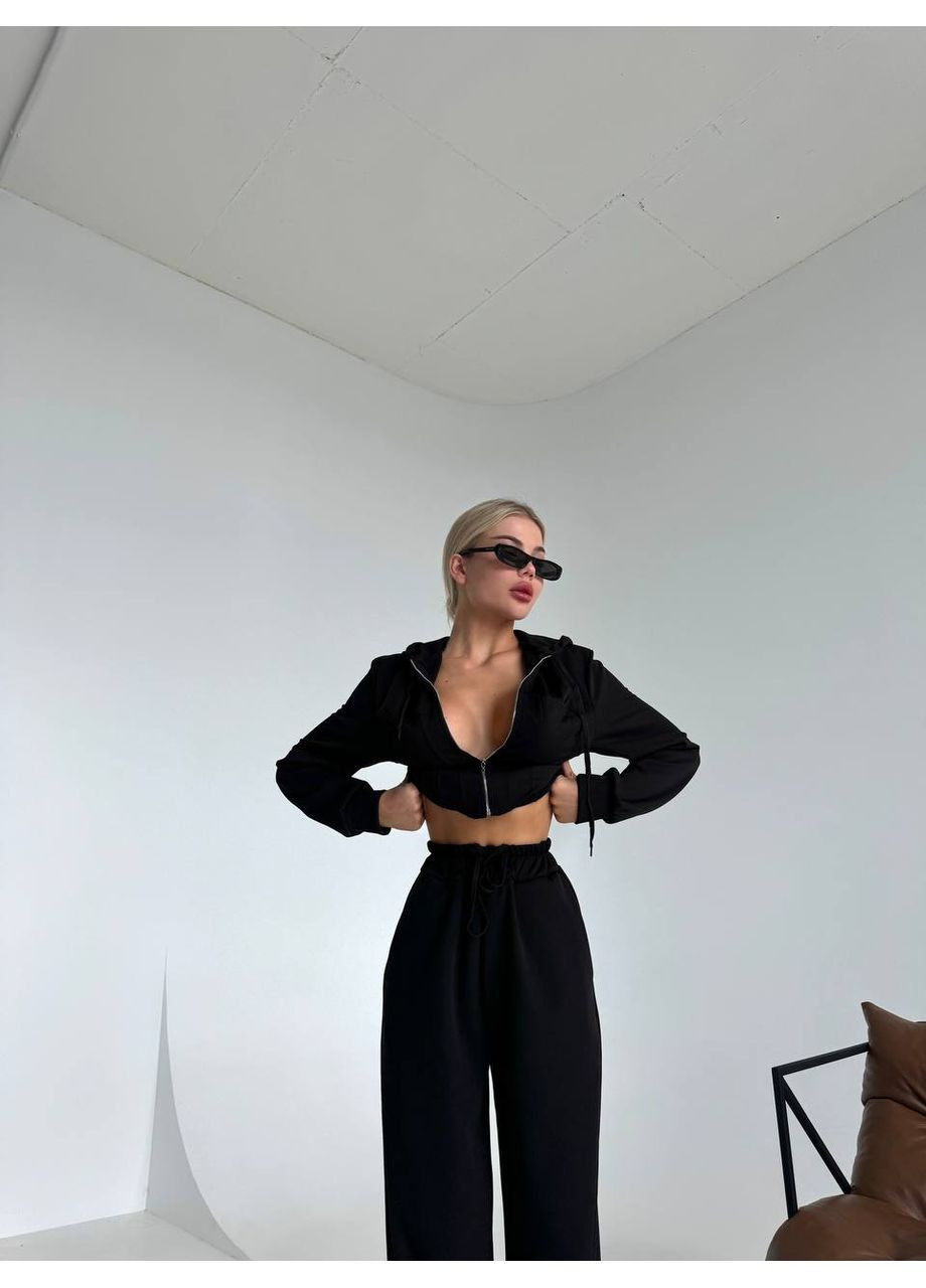 Женский стильный костюм на флисе No Brand Р1557-314/1 (369788611)