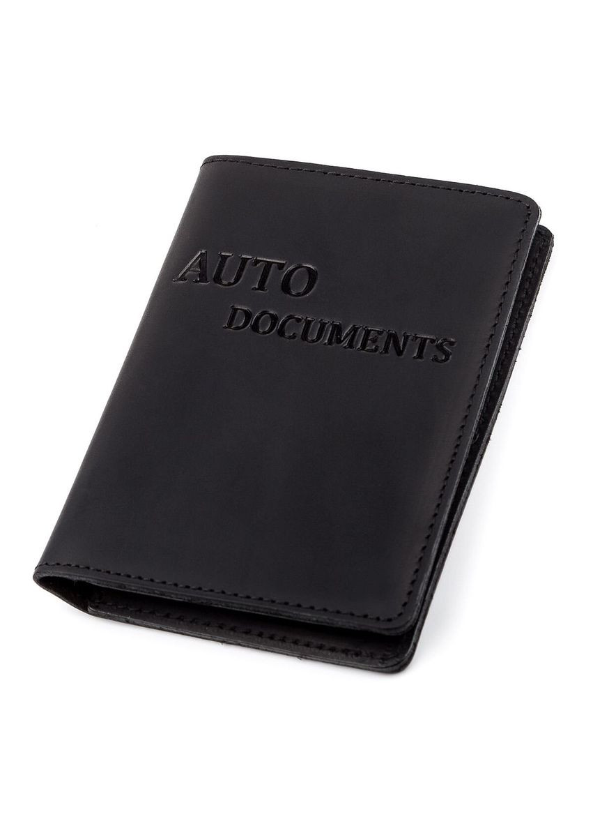 Обложка для автодокументов Shvigel кожаная черная (sku_13923) No Brand (327819940)