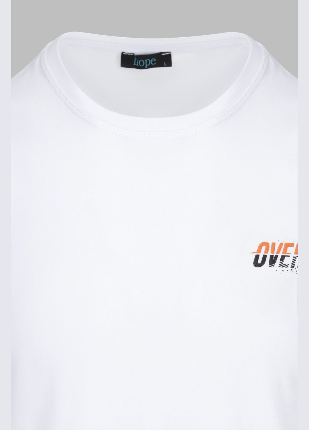 Белая футболка мужская hp-053 белый (2000990461896s) shop (2000990461896) Hope