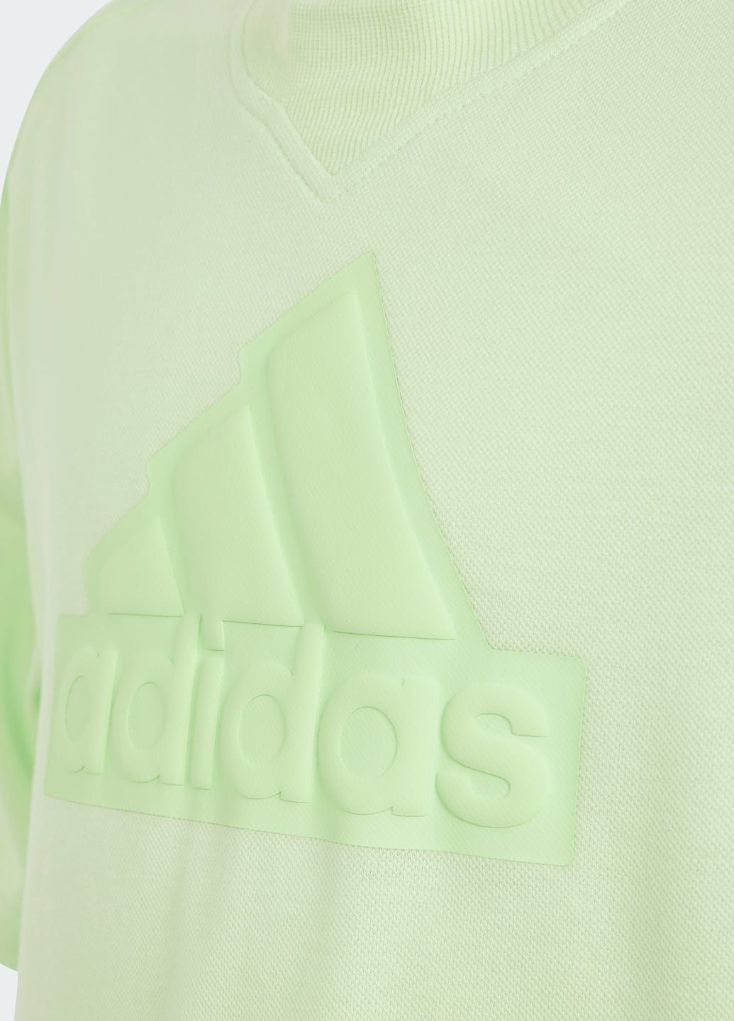 Зеленая демисезонная футболка future icons logo adidas
