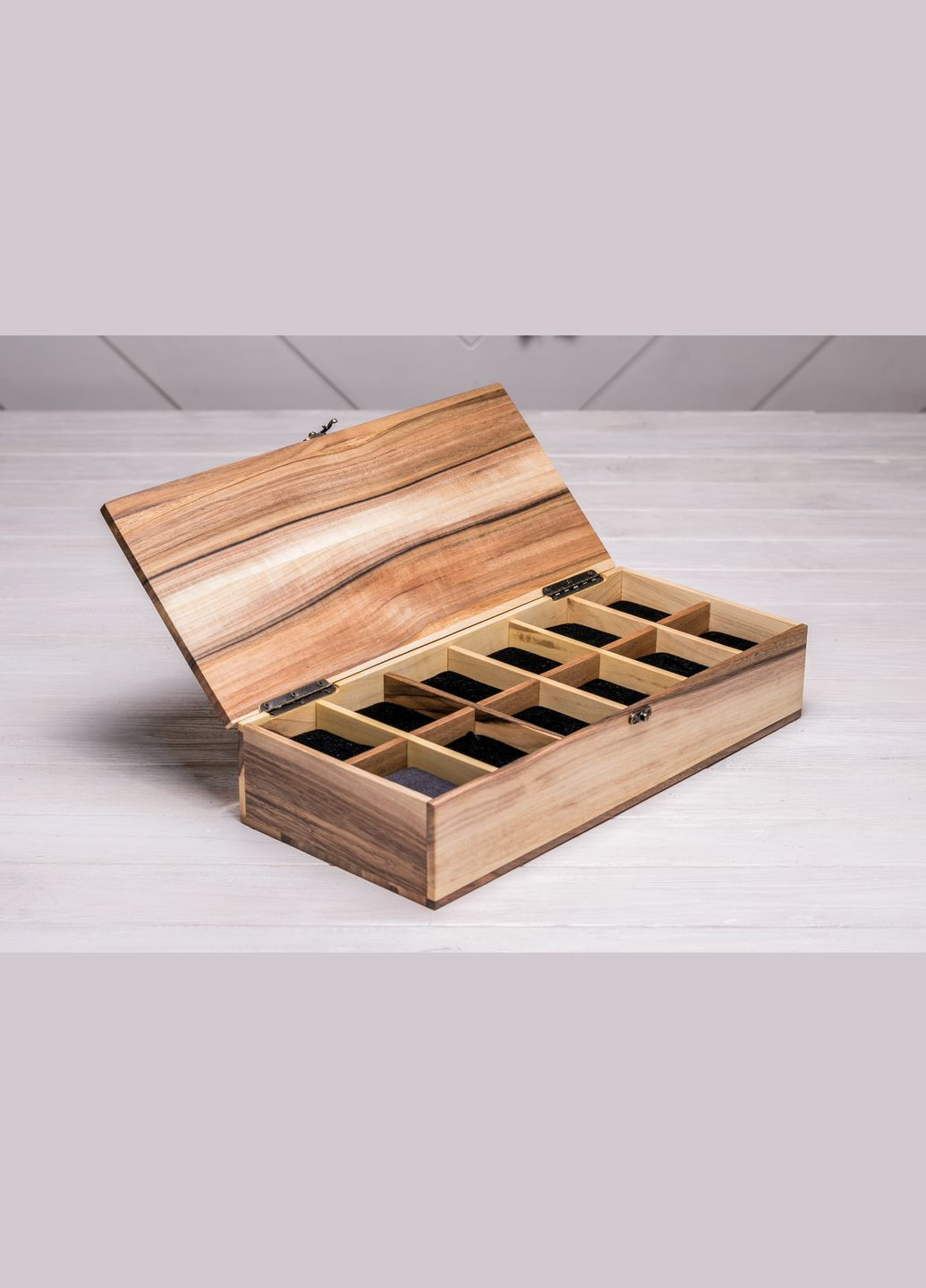 Коробочка для часов с деревянной крышкой 12 EcoWalnut (295266111)