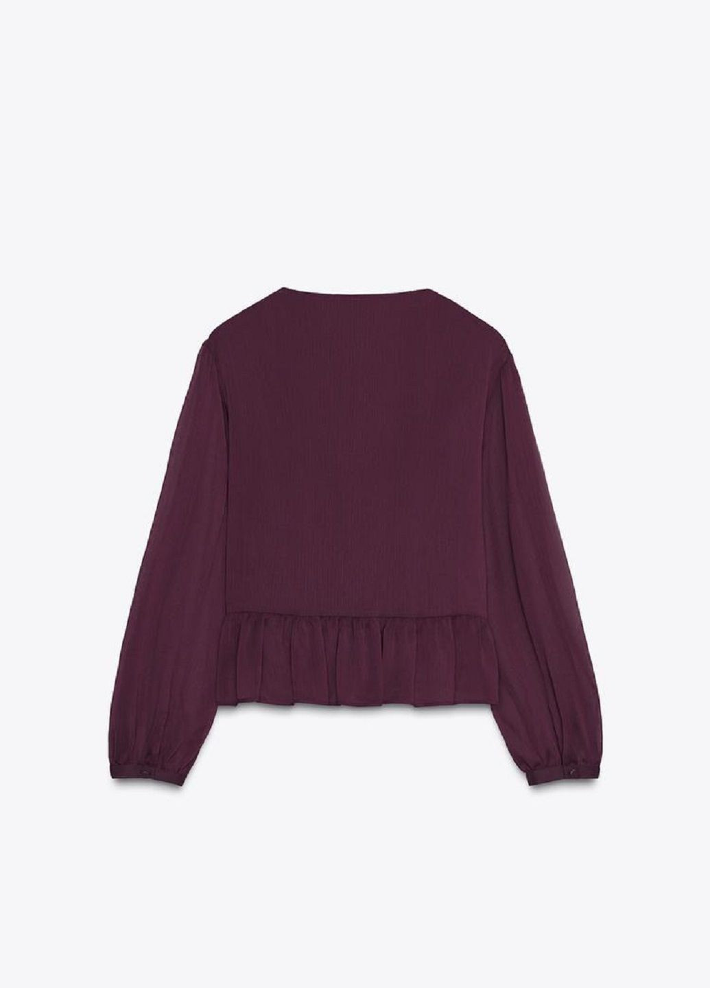 Бордовая блуза Zara