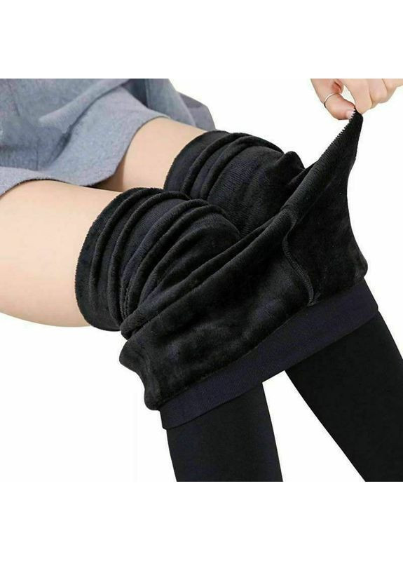 Черные демисезонные леггинсы, цвет черный Fashion