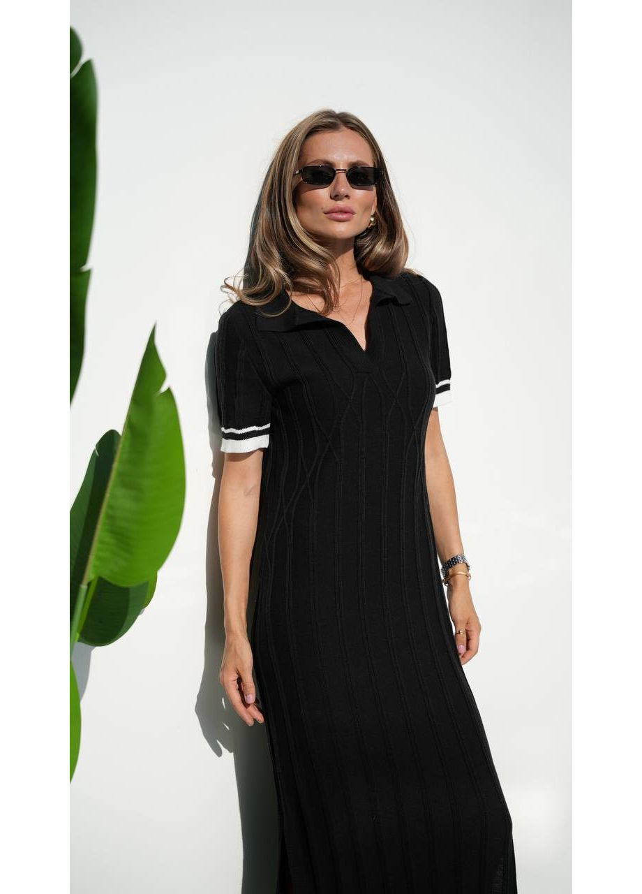 Чорна повсякденний сукня жіноча Україна однотонна