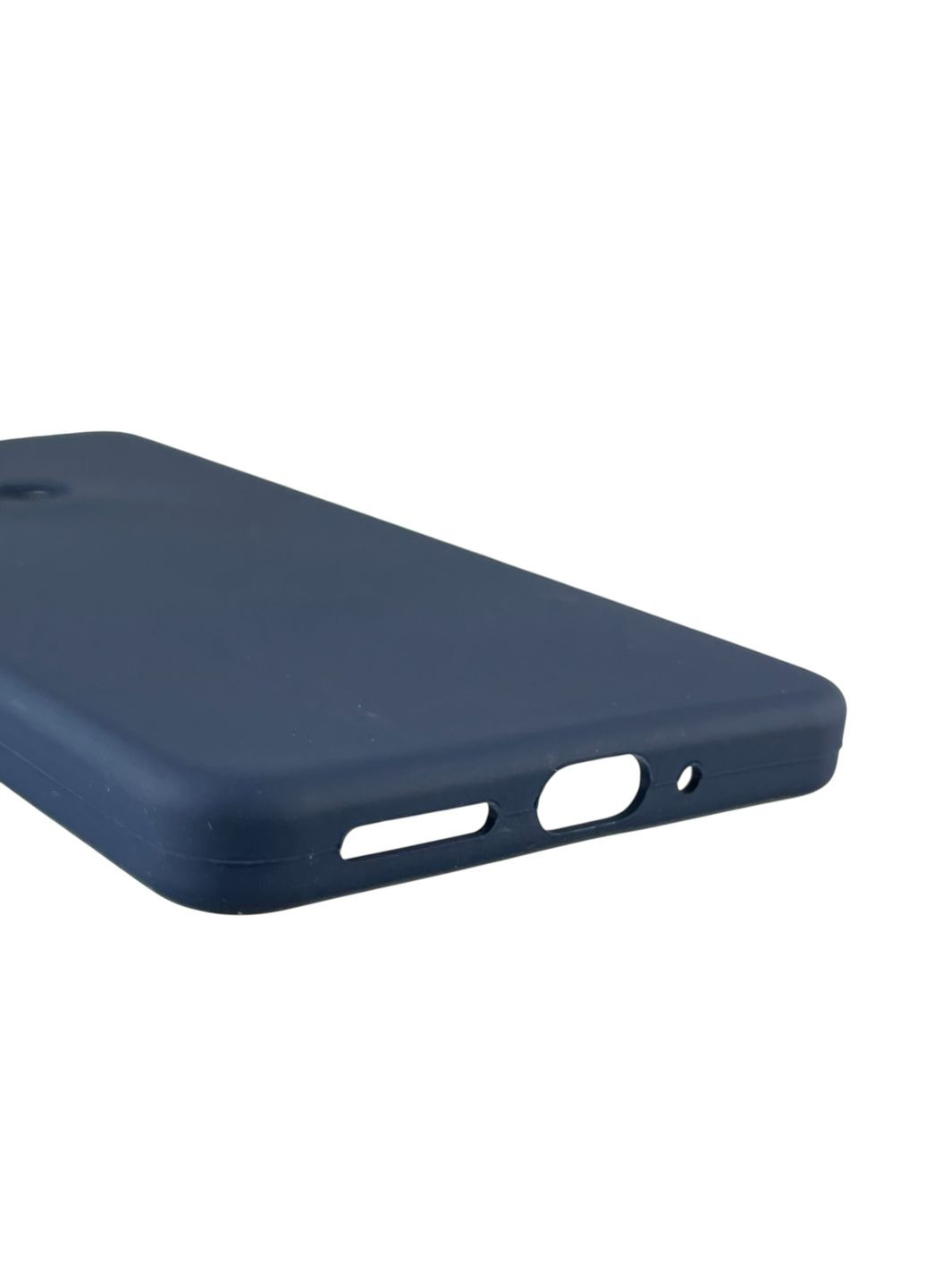 Чохол для Redmi Note 13 Pro 4G силіконовий з мікрофіброю нековзний на сяомі редмі нот 13 про 4г темно-синій Xiaomi (366390702)