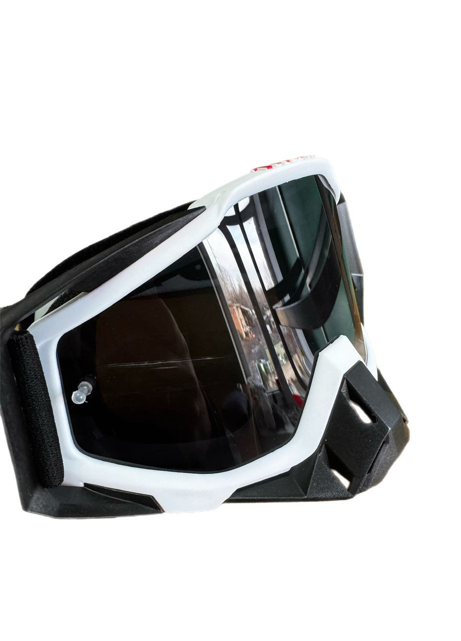 Мото очки мотоочки кроссовые эндуро Profi Black 100% затемненное стекло China (370677353)