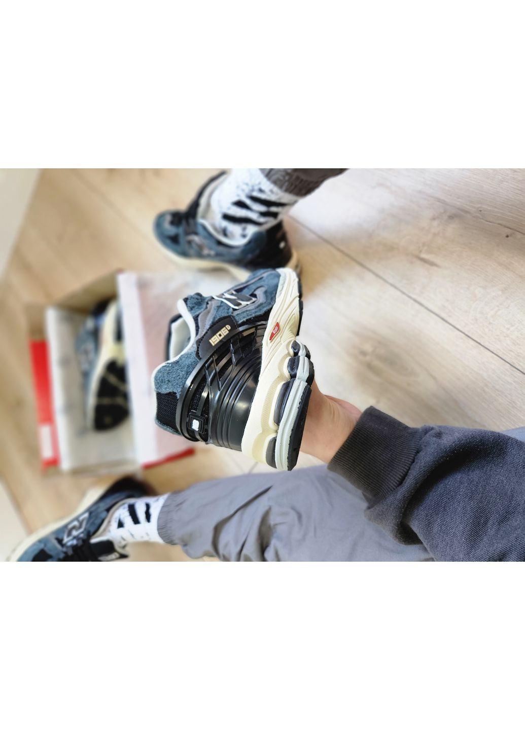 Кроссовки женские и мужские New Balance 1906D Protection Pack Black Grey | Нью Беланс 1906D темно-серые No Brand тёмно-серые демисезоны (362672576)