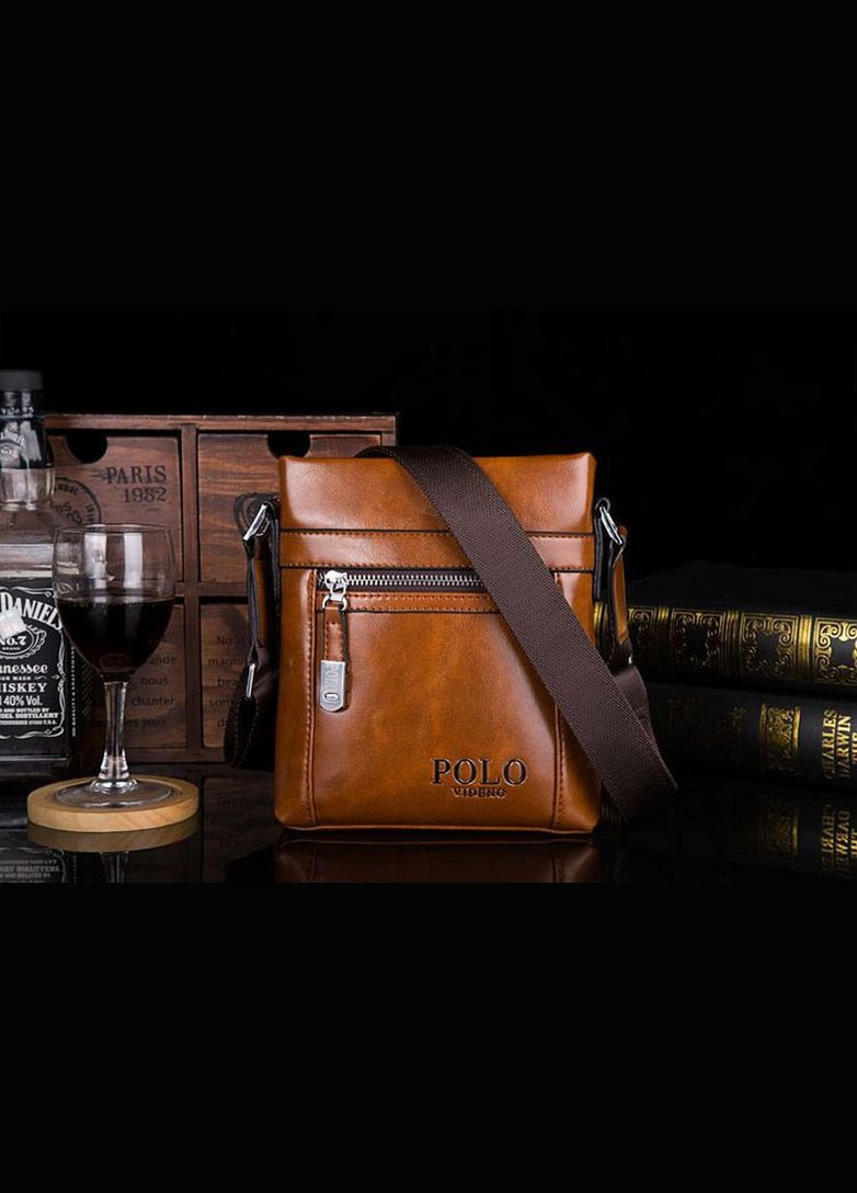 Чоловіча сумка на плече VRT Коричневий Polo (297707769)