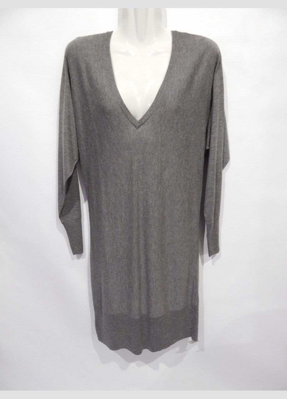 Серое деловое женская трикотажная туника mossimo dutti р. 4448 020 кж (только в указанном размере, только 1 шт.) No Brand