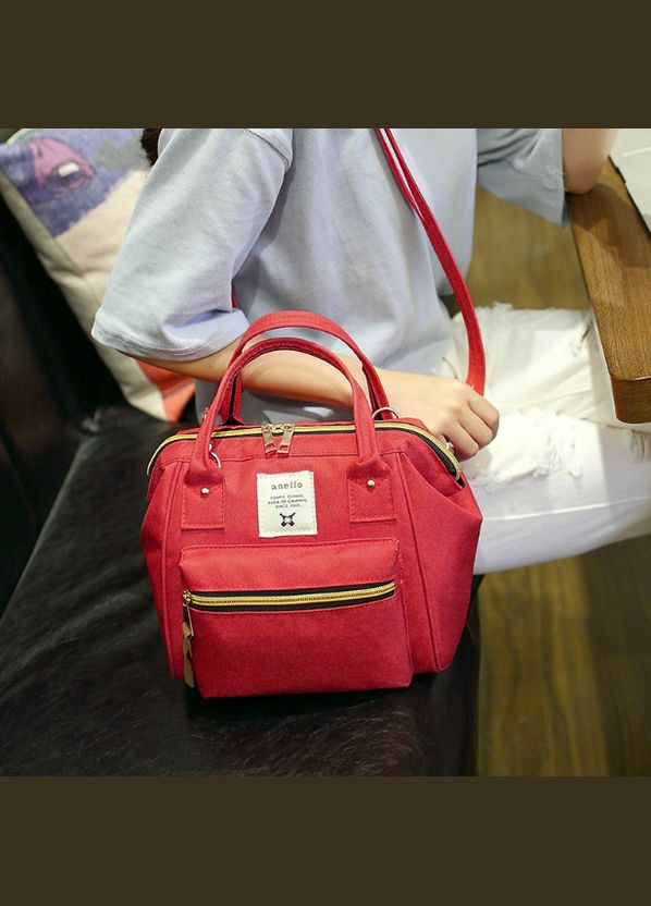 Жіночий мінішпакет-трансформер, сумка-рюкзак маленький прогулянковий Червоний No Brand (334729890)