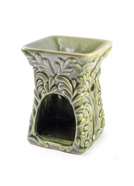 Аромалампы керамическая зеленая (10,5х8х8 см) No Brand (317041991)