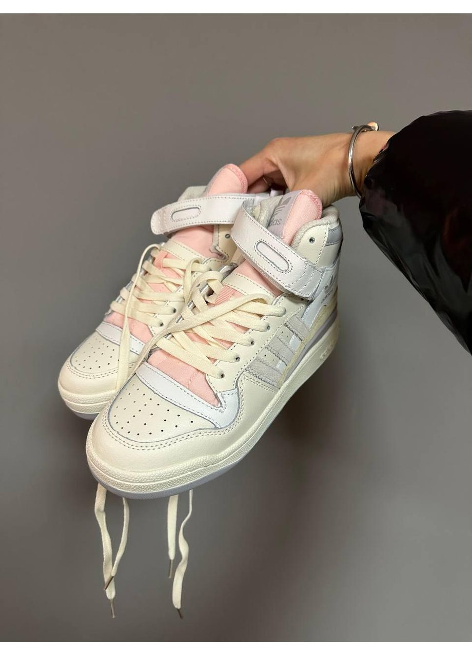 КРОСІВКИ ЖІНОЧІ ADIDAS FORUM 84 HIGH CREAM PINK АДІДАС ФОРУМ 84 No Brand рожеві демісезони (368862033)