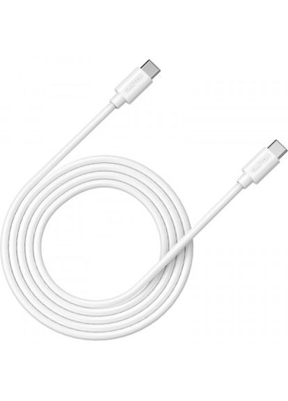 Дата кабель USBC to USB-C 2.0m 100W 20V/ 5A white (CNS-USBC12W) Canyon usb-c to usb-c 2.0m 100w 20v/ 5a white (269108080)