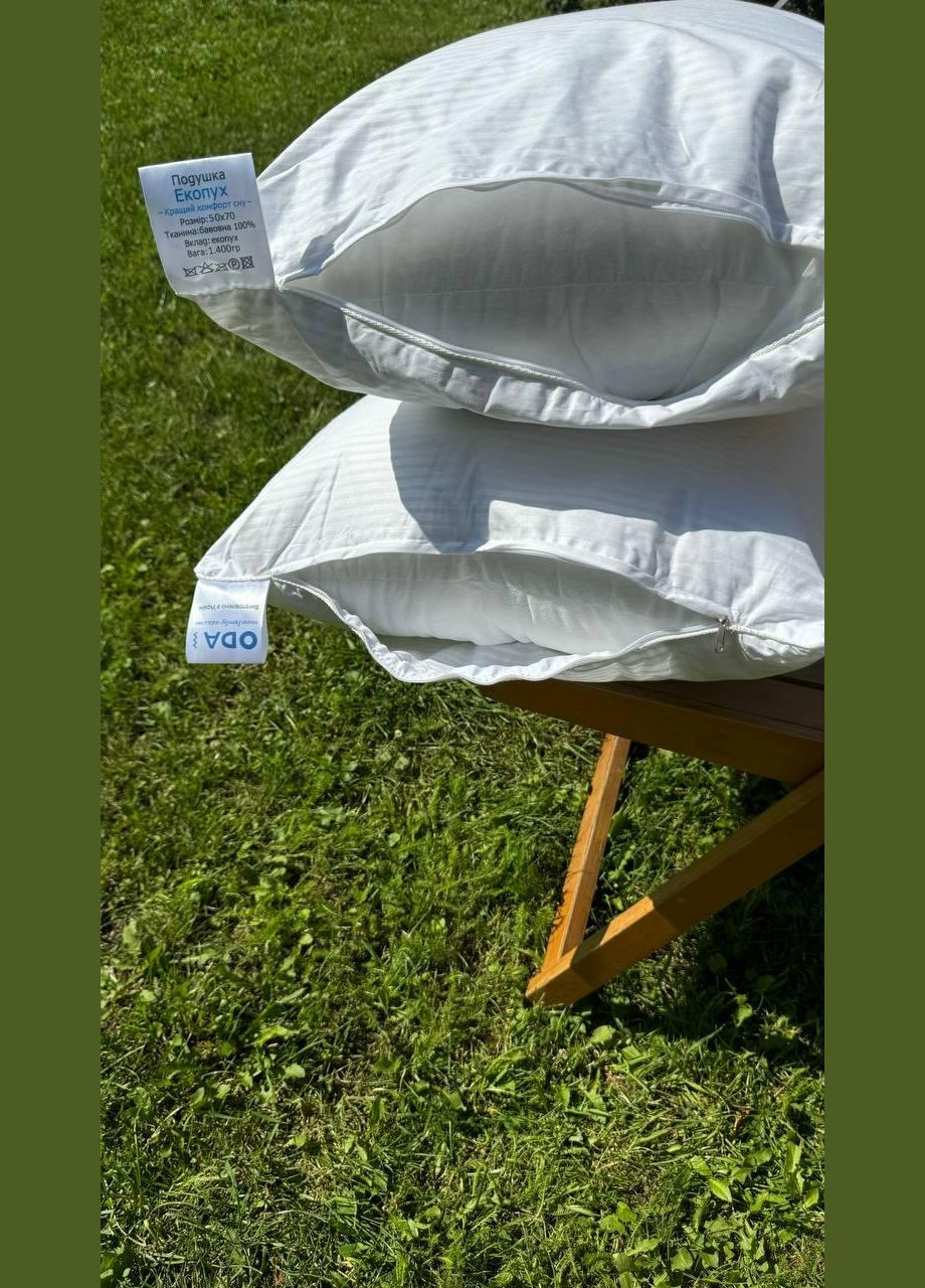 Подушка искусственный пух гипоаллергенная для сна см (П4К-ecopuh-podushka-002) No Brand (308754575)