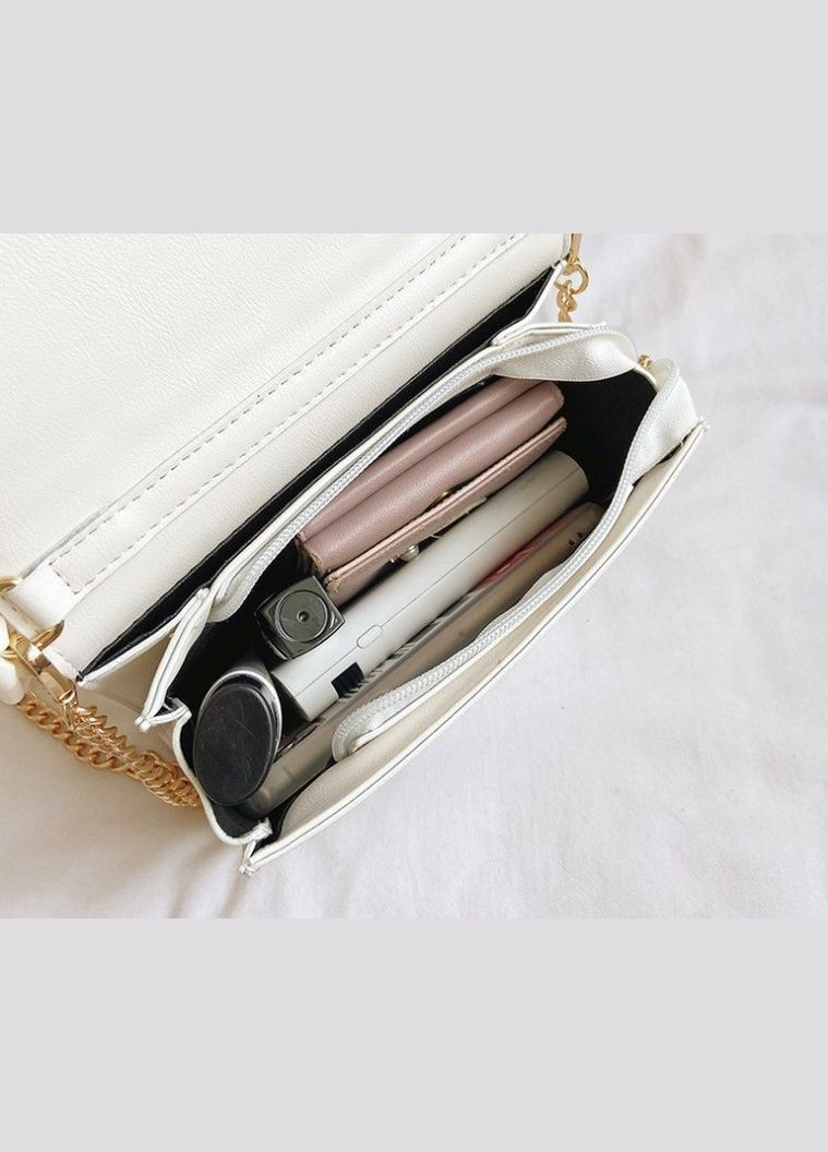 Модная маленькая женская сумочка клатч с цепочкой, черная мини сумка стеганная сумка-клатч женский No Brand (334729522)