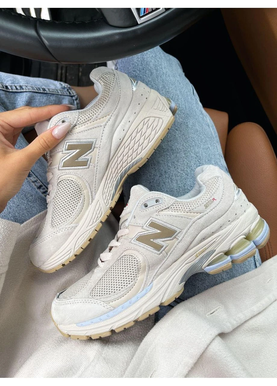 Бежеві Осінні кросівки чоловічі new balance 2002r beige v3 нью беланс 2002r No Brand